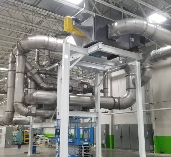Industrial HVAC — Indoor Pipework